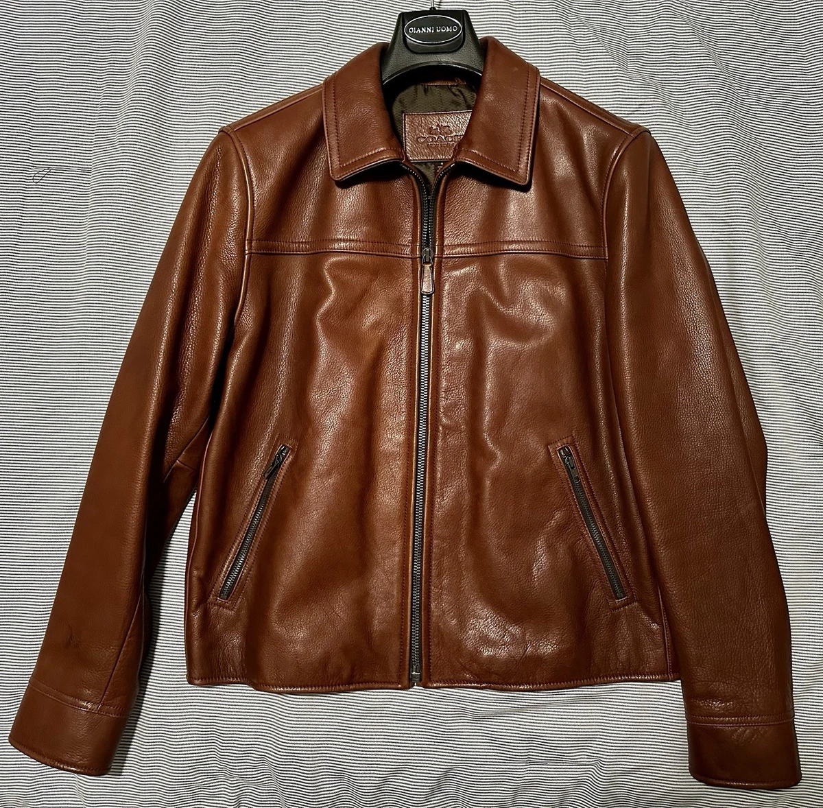 ジャケット・アウター 80's old coach leather hunting jacket 80's