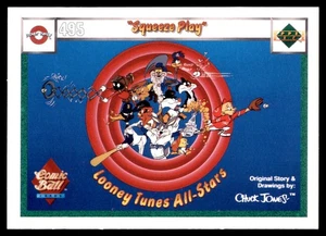 Looney Tunes Daffy Duck Egbert 1990 Squeeze Play Upper Deck #498 #495 - Picture 1 of 2