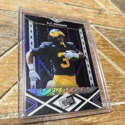 2024 Leaf Metal Collective Press Pass A.J. Henning #PPB-1 3/8 - Image 1 of 2