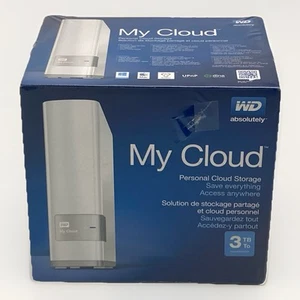 WD My Cloud Personal Storage 3TB External Hard Drive White WDBCTL0030HWT New - Photo 1/11