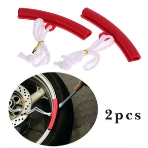 Easy to Install Motorcycle Tire Wheel Rim Protectors Long lasting Protection - Picture 1 of 12