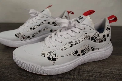 Women 9 VANS Disney Mickey 100th Ultrarange Exo White or Size Men 7.5 - Image 1 of 4