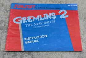 Gremlins 2 The New Batch Instruction Manual Booklet Only for Nintendo NES