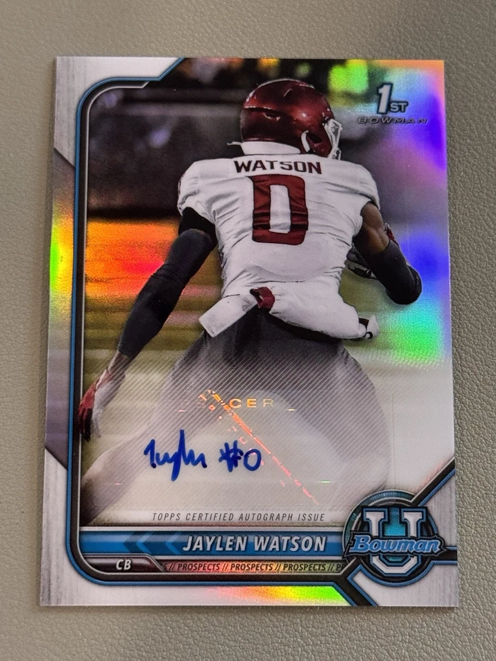 2022 Topps Bowman Chrome JAylen Watson BCPA-JWA - Image 1 of 2