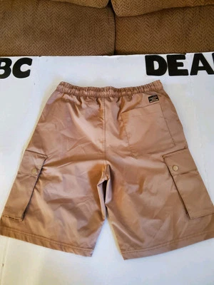 New Southpole Mens Medium Easy Cargo Shorts Elastic Waist Drawstring - Image 1 of 4