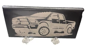 Laser Engraved Ceramic Tile | Dodge Ram Custom Wall Art Home Déco Ram 2500 Truck - Picture 1 of 6