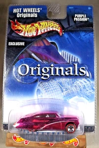 2001 Hot Wheels Originals Exclusive PURPLE PASSION Pink w/Red Line Chrome 5 Sp - Picture 1 of 6