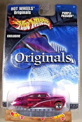 2001 Hot Wheels Originals Exclusive PURPLE PASSION Pink w/Red Line Chrome 5 Sp - Image 1 of 4