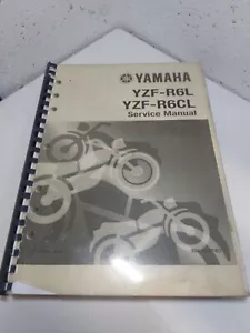 YAMAHA YZF R6 1999 WORKSHOP SERVICE MANUAL 5GV-28197-EO (D2) - Picture 1 of 3