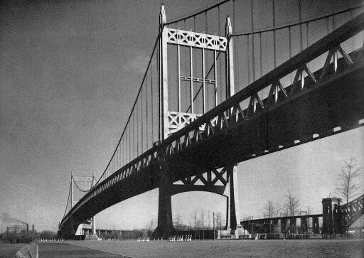 Bronx TRI-BOROUGH Bridge Poster Picture Photo new york queens NYC Vintage 8X10