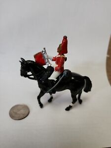 Brittany 1984 Queens Men Metal Toy Soldiers Mounted Colonel British