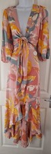Women's Chi Chi Dress NEW Tags Uk6 Maxi Pink Wedding Party Holiday Sexy
