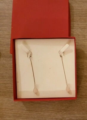 orecchini quarzo rosa e argento 925 - Immagine 1 di 2