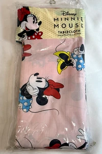 Disney Minnie Mouse Tablecloth 52" x 70" Pink Sealed New - Picture 1 of 3