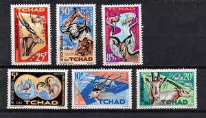 FX 20 TCHAD 1965 - Animali protetti - 6 valori nuovi MNH - Bild 1 von 1
