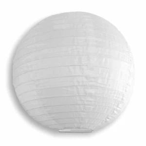 14" White Nylon Lantern, Durable Hanging Decoration - Picture 1 of 3