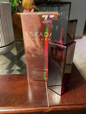 **VINTAGE** ESCADA SENTIMENT POUR HOMME por SCANNON S.A 1.7 oz / 50 ML EDT Spray  Foto 1 de 2