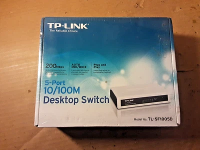 TP-LINK TL-SF1005D 5-Port Desktop Switch - White - Image 1 of 4
