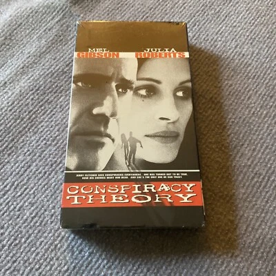 Conspiracy Theory Movie VHS Mel Gibson Julia Roberts NEW Sealed Free Shipping V1 Foto 1 de 4