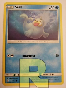 Seel ® Stainless Steel ® 44/214 ® Common ® Pokemon ® Italian - Picture 1 of 1