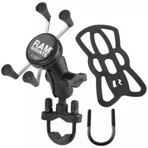 RAM® X-Grip® Phone Mount with Handlebar U-Bolt Base RAM-B-149Z-A-UN7U - Picture 1 of 3