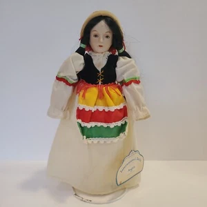 Russ International Dolls Italy Angela Porcelain Collectible Doll 8" Tall 1614 - Picture 1 of 7