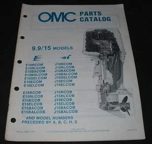Parts Catalog OMC 9.9 / 9,9 / 15 Models Ersatzteilkatalog Stand März 1985! - Bild 1 von 1