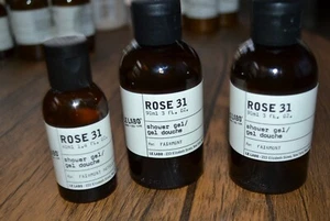 (3) Le Lago Rose 31 Shower gel 2 of the 3 oz & 1.4 oz read below - Picture 1 of 3