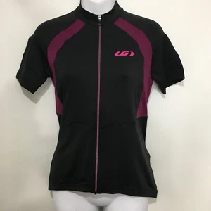 Camiseta deportiva de ciclismo Louis Garneau para mujer S Ice-Fit negra púrpura manga corta NUEVO - Imagen 1 de 8
