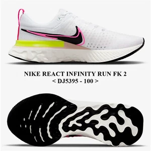 NIKE REACT INFINITY RUN FK 2 (DJ5395-100) Men's Shoes,New W/OriginalBox-"NO LID" - Picture 1 of 9