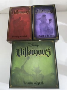 Disney Villainous Board Game ~ Bundle Of 3~ COMPLETE - Picture 1 of 3