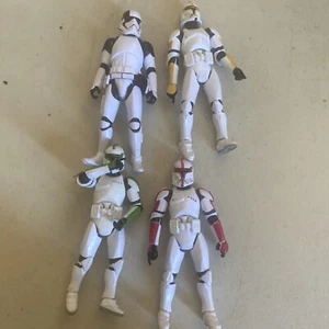 STAR WARS SAGA AOTC CLONE TROOPER LOT LOOSE - Picture 1 of 6