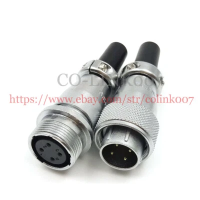WS16 4pin Power Connector,Aviation Waterproof Connector, Electric Circular Plug - Image 1 of 4