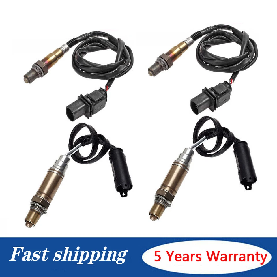 Sensor de oxígeno ascendente + descendente 4 piezas para BMW 325Ci 2,5L y BMW 330Ci 3,0L 2003-2006 Foto 1 de 4