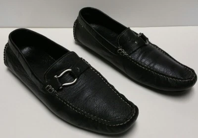 Bacco Bucci Studio Tiger Black Loafers casual slip-on Shoes Men 12M wedding prep - Image 1 of 4