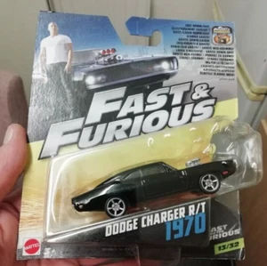 Fast Furious DODGE CHARGER 1970 black mattel 1:55 - Picture 1 of 9