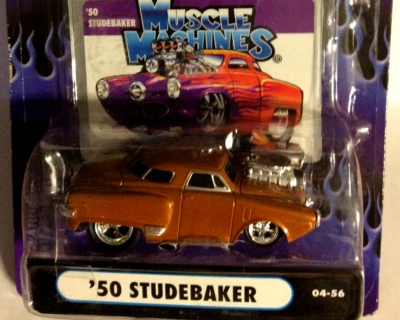 Muscle Machines 1950 Studebaker Coupe 50 Studebaker  1/64  - - Image 1 of 3