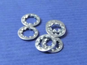 Triumph T20B Bantam Cub E1612 1/4" Serrated Washer x6 .. - Picture 1 of 2