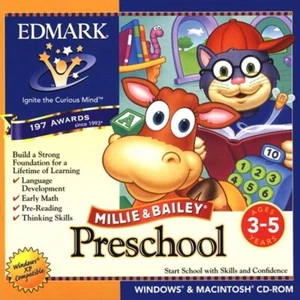 Millie's & Bailey Preschool - 8 Special Activities Age 3-5 PC Windows Sealed New - Picture 1 of 2