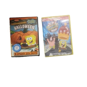 The SpongeBob Squarepants Movie DVD + SpongeBob Halloween 5 Spooky Sea Tales - Picture 1 of 5