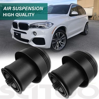 Rear Pair Air Suspension Spring Bags For BMW X5 F15 2014-2018 X6 F16 2015-2019 - Image 1 of 4