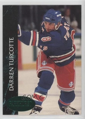1992-93 Parkhurst Emerald Ice Darren Turcotte #345 - Image 1 of 2