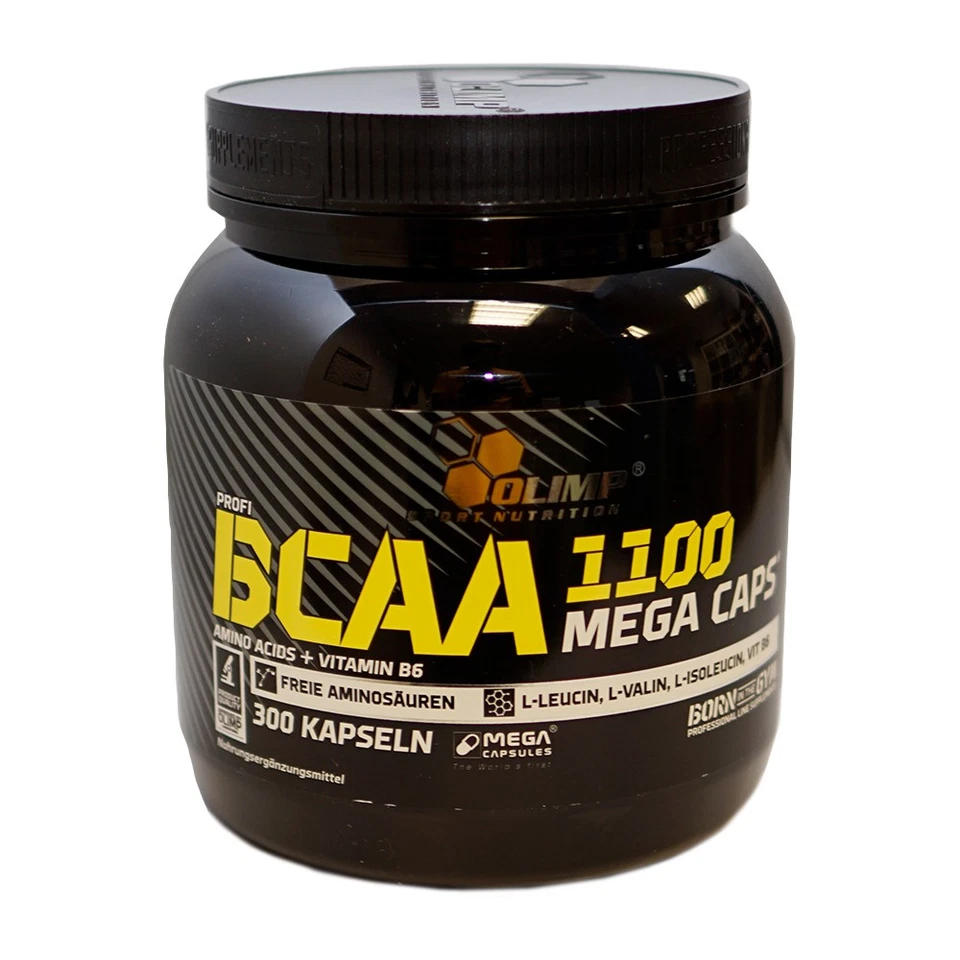 (79,21 EUR/kg) Olimp BCAA 1100 Mega Caps 300 Kapseln á 1290mg Dose Aminos - Bild 1 von 1