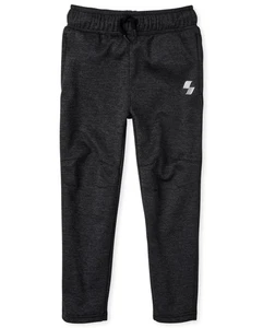 Boys' Sport Knit Performance Pants, Black, X-Small - Picture 1 of 4