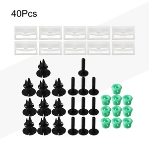 Retaining Clip Clips Kit Set 4 Sizes ABS Plastic Accessory Fixing Clip - Picture 1 of 12