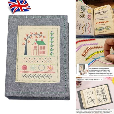 Embroidery Stitches Book Stitch Creative DIY with Embroidery Guide for Beginners - Image 1 of 4