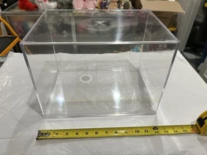 Clear Acrylic Display Case 12.5 x 8.5 x 9 inch Rectangle Box For Collectibles! - Picture 1 of 8