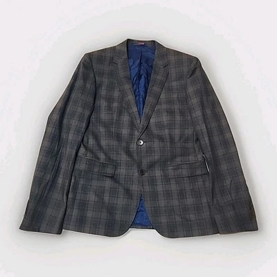 Blazer Abrigo Deportivo BOSS by Hugo Boss Beige Y Azul A Cuadros Aeris Para Hombre Talla 38R Foto 1 de 4