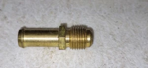 Stromberg 97 Carburetor Fuel Inlet Fitting 3/8" Hose Barb Ford Holley 94 Carb - Picture 1 of 4