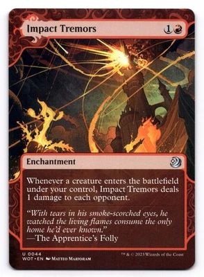 Impact Tremors NM Wilds of Eldraine: Enchanting Tales 0044 MTG Regular - Image 1 of 2